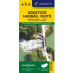   Szigetköz turista térkép. Szigetköz térkép, Hanság, Fertő térkép Szigetköz kerékpáros-, vízisport- és turistatérkép Szarvas-Cartographia