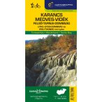   Karancs turistatérkép, Karancs, Medves-vidék, nyugat Óbükk turistatérkép 1:33 000 Cartographia