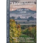   A Balaton-felvidék kerékpáros túratérképe Schwarcz kiadó 1:30e  2025. 2 részes szett: Balatonakali - Balatonalmádi, Szigliget - Zánka