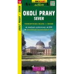 SC 18. Okoli Prahy, sever turista térkép Shocart 1:50 000 