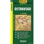 SC 67. Ostravsko, Ostrava turista térkép Shocart 1:50 000 