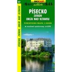   SC 37. Pisecko, Zvikov. Orlik. n.Vlt turista térkép Shocart 1:50 000 