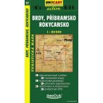   SC 17. Brdy, Pfibramsko, Rokycansko turista térkép Shocart 1:50 000 