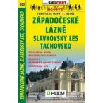   SC 205. Západoceské Lázné Cesky Les turista térkép Shocart 1:100 000   