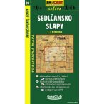 SC 20. Sedlansko, Slapy turista térkép Shocart 1:50 000 