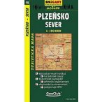 SC 14. Plzensko, sever turista térkép Shocart 1:50 000 
