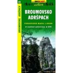   SC 25. Broumovsko, Adrspach turista térkép Shocart 1:50 000 