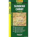 SC 63. Slovacko, Chriby turista térkép Shocart 1:50 000 