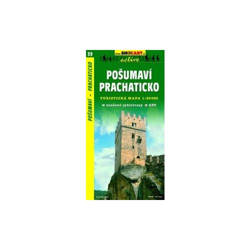 SC 39. Posumavi, Prachaticko turista térkép Shocart 1:50 000 