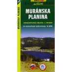   SHC 1105. MURÁNSKA PLAIN PLANINA térkép, MURÁNYI FENNSÍK TURISTATÉRKÉP 1:50e