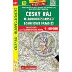   SC 421. Cseh Paradicsom, Cesky raj, Mladoboleslavsko turista térkép Shocart 1:40 000 