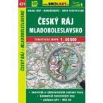   SC 421. Cseh Paradicsom, Cesky raj, Mladoboleslavsko turista térkép Shocart 1:40 000 