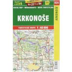   SC 424. Krkonose turista térkép, Cseh Óriás-hegység turistatérkép,  Krkonose térkép  Shocart 1:50 000 