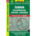  SC 434. Sumava turista térkép, Šumava térkép - Železnorudsko - Povydri - Churánov turistatérkép Shocart 1:SC 40 000  2017