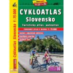   Szlovákia kerékpáros atlasz, Szlovákia kerékpáros térkép, Szlovákia atlasz Freytag-Shocart 1:75 000 SHC CY4781