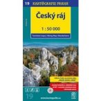   19. Cseh Paradicsom turista térkép, Cesky raj térkép Kartografie Praha 1:50 000 