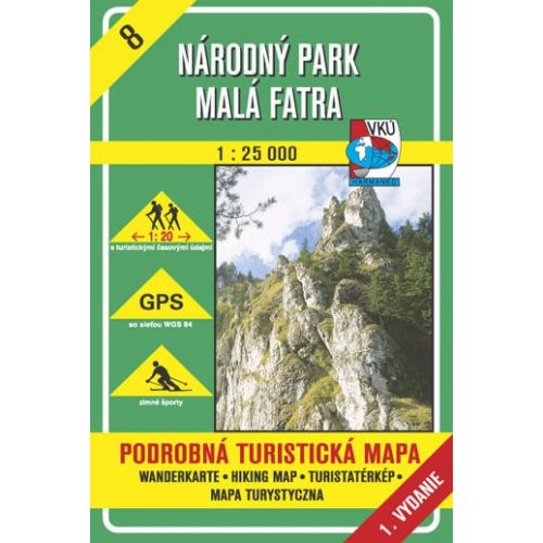 7. Pieninek Nemzeti Park turista térkép VKÚ 1:25 000 
