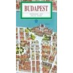   Budapest térkép, látványtérkép, Budapest panorámatérkép orosz nyelven 