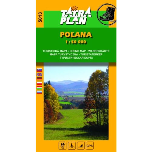 5013. Poľana turista térkép Tatraplan 1:50 000, Polana térkép 