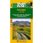   5013. Poľana turista térkép, Polyána/Vepor turistatérkép Tatraplan 1:50 000, Polana térkép 2017.