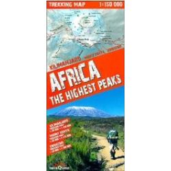   Afrika legmagasabb pontjai trekking térkép (Expressmap) 1:50 000  