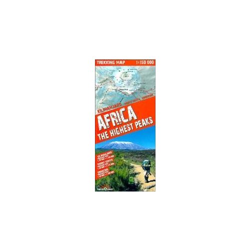 Afrika legmagasabb pontjai trekking térkép (Expressmap) 1:50 000  