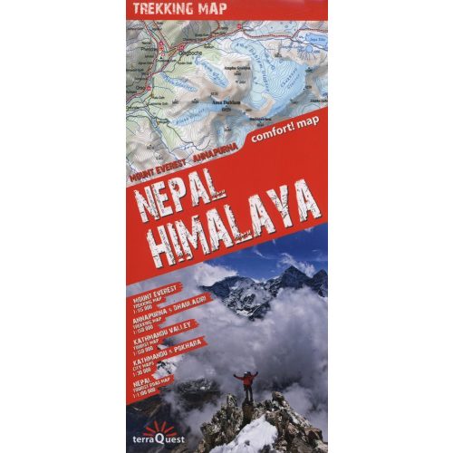 Nepál Himalaya térkép ExpressMap   1:1 300 000