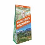   Montenegrói-hegyek, Durmitor térkép, Bjelasica, Prokletije térkép, Komovi trekking térkép TerraQuest 1:65 000  2024.