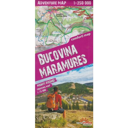 Bukovina tiurista térkép, Máramaros túratérkép Comfort fóliás 
