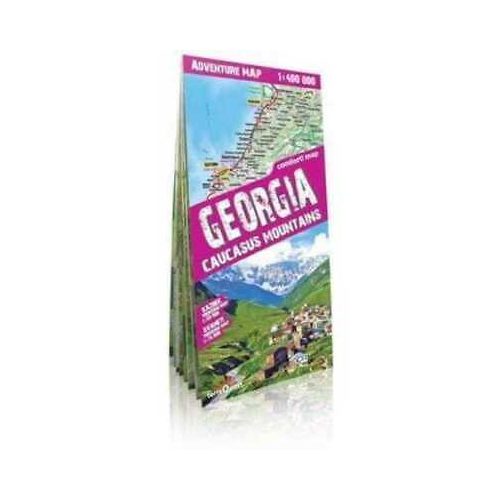 Grúzia térkép, Grúz Kaukázus trekking térkép Expressmap fóliás 1:75 0000