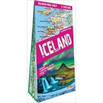   Izland térkép fóliás TerraQuest  1:500e Iceland autós térkép vízálló map, guide