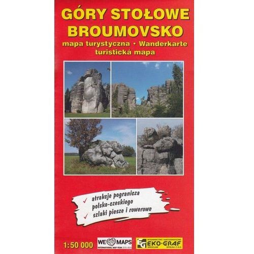 Góry Stołowe, Broumovsko turista térkép Dél-Nyugat Lengyelország 1:50 000 Eko-Graf 2016