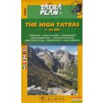   2502.  Magas-Tátra turista térkép Tatraplan, The High Tatras / Vysoké Tatry, 1:25 000