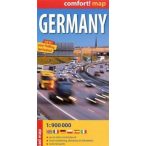   Németország autós térkép Expressmap laminált 1:900 000  