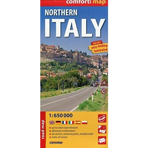 Észak-Olaszország térkép Expressmap fóliás
