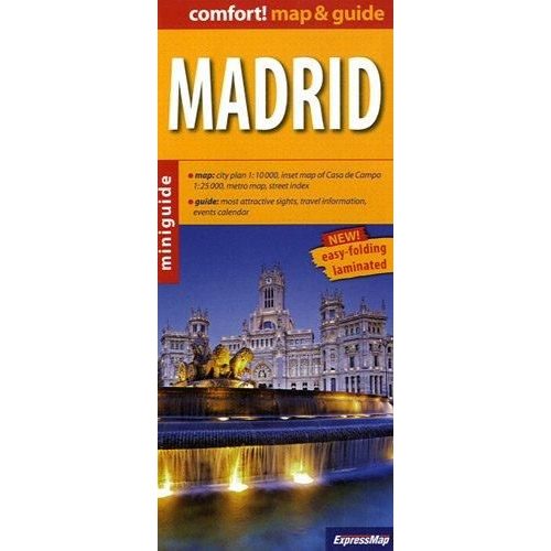 Madrid térkép ExpressMap laminált  