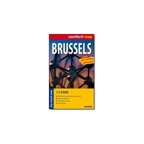 Brüsszel térkép ExpressMap 1:13 000 Brüsszel zsebtérkép