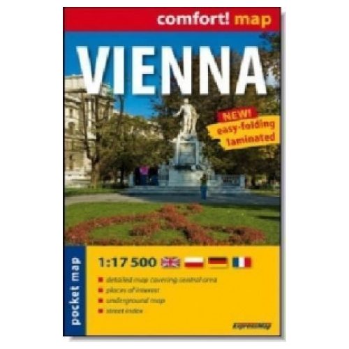Bécs város térkép ExpressMap  pocket laminált 1:17 500 