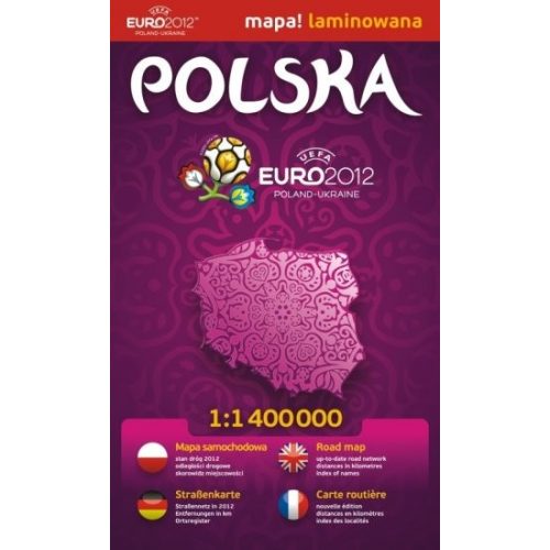 Lengyelország térkép Euromapa 1:1 400000 