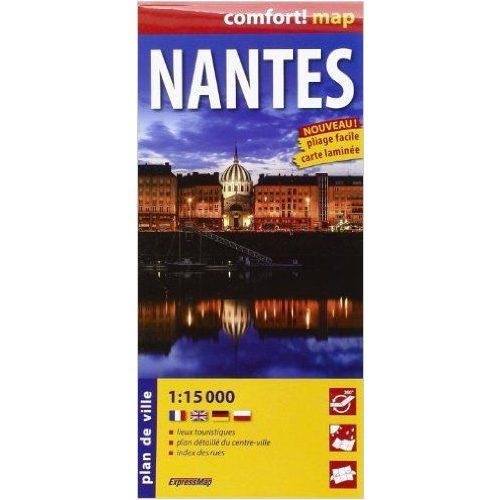 Nantes térkép fóliás ExpressMap 1:15 000 