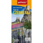   Cseh paradicsom térkép, Cesky Raj turista térkép 1:50 000 Plan 2015