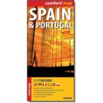   Spanyolország autós térkép és Portugália autós térkép Expressmap 1:1 100 000