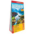 Norvégia autós térkép Expressmap fóliás 1:1 Mio