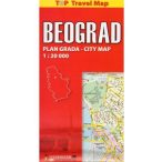 Belgrád térkép Intersistem Top Travel Map 1:20 000 