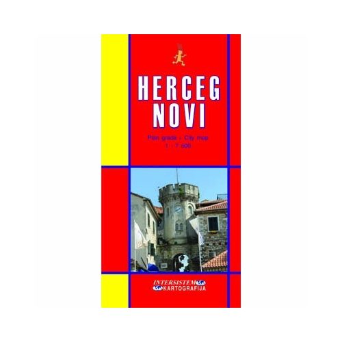 Herceg Novi térkép Intersistem 1:7500    