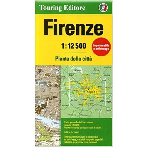 Firenze térkép Touring Club Italiano 1:12 500 