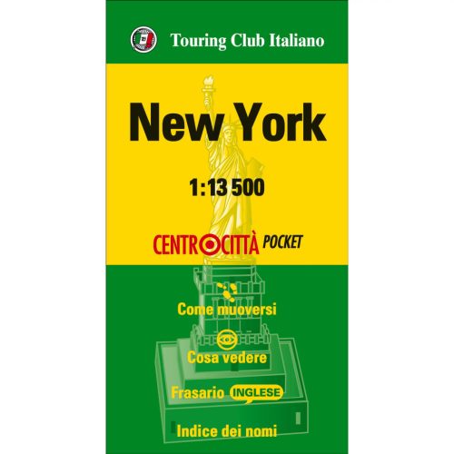 New York várostérkép, New York city zsebtérkép 1:13 500 Manhattan térkép 