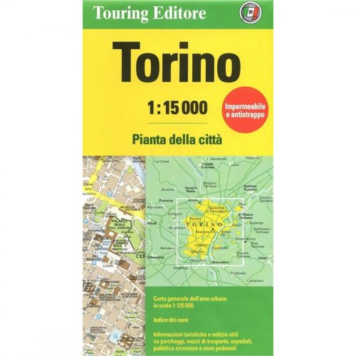 Torino várostérkép 1:15.000 TCI 2018