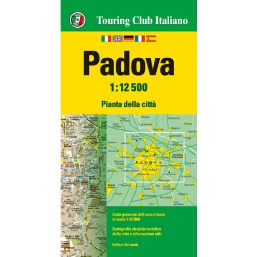 Padova térkép Touring Club Italiano 1:12 500 