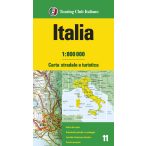   Olaszország autós térkép 1:800e. Olaszország autótérkép TCI 2022